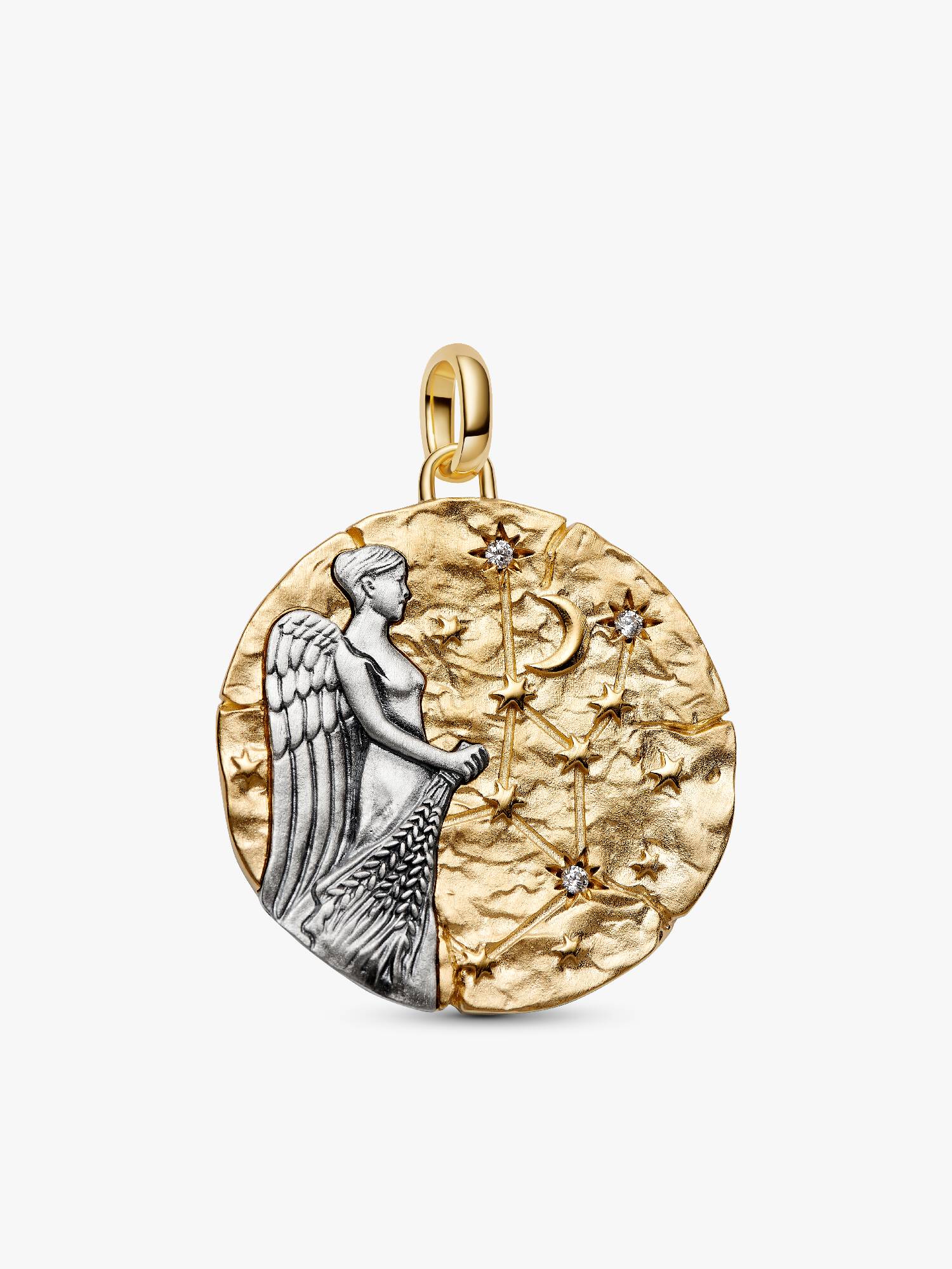 Virgo Zodiac Oversized Talisman Charm