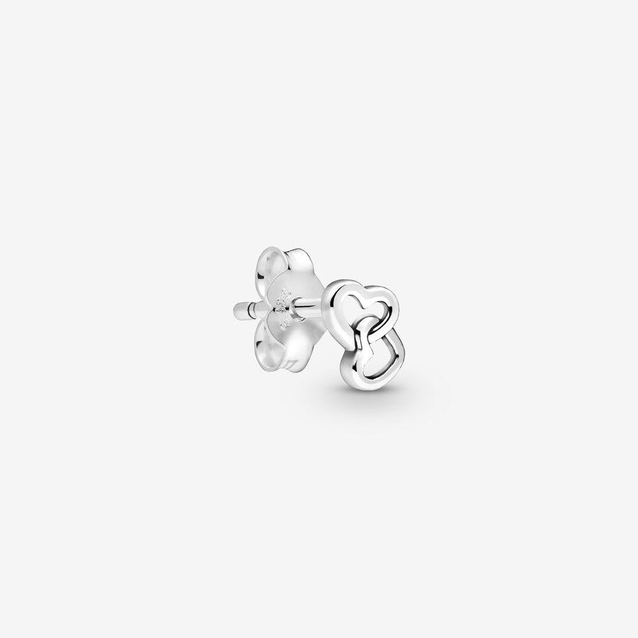 Pandora ME Chained Hearts Single Stud Earring image number 0