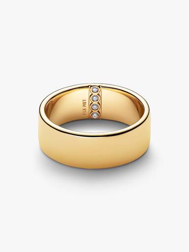 Engravable Wide Band Ring