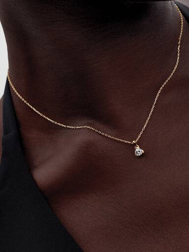 Lab-Grown Diamond Heart Pendant