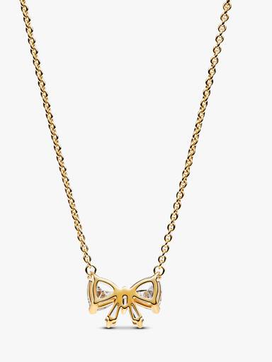 Sparkling Bow Necklace