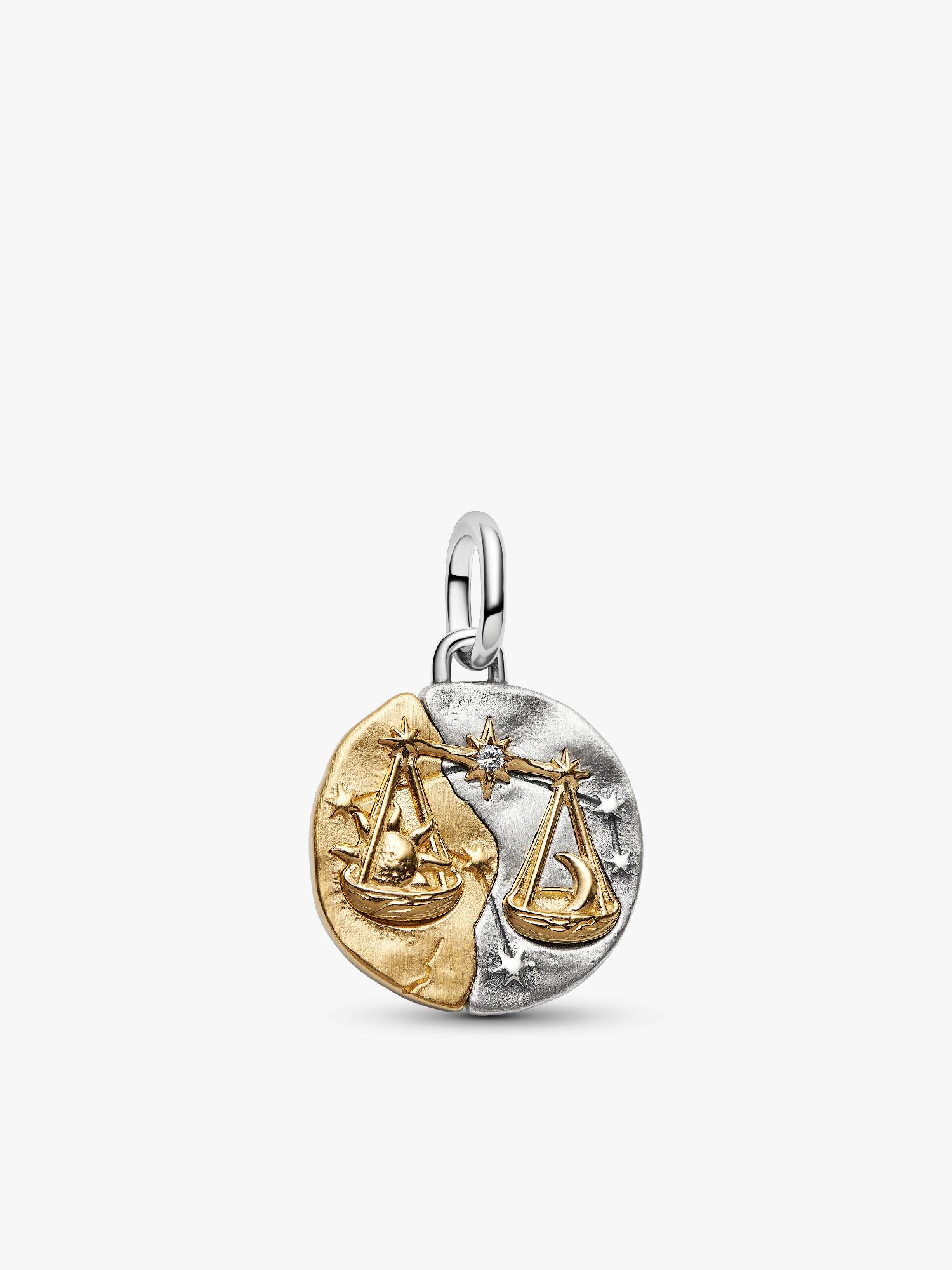 Libra Zodiac Medallion Charm