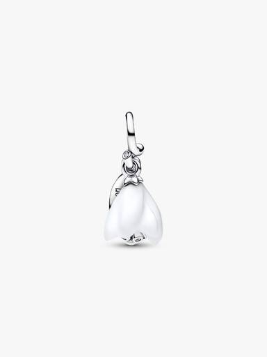 Snowdrop Flower Dangle Charm