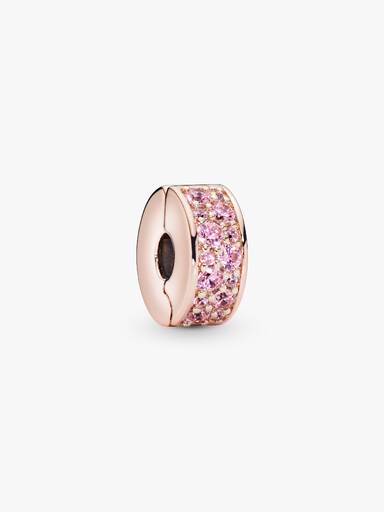 Pink Pavé Clip
