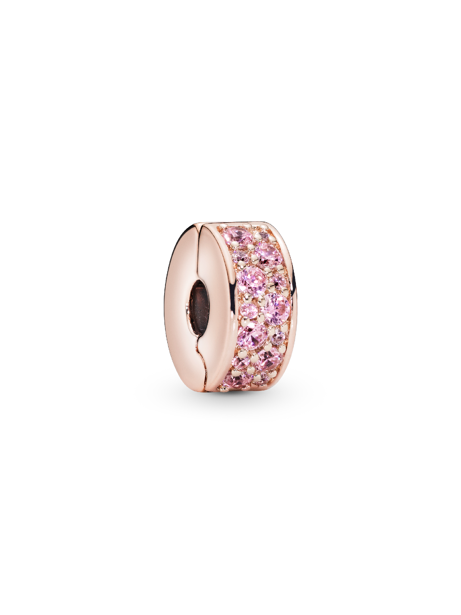 Pink Pavé Clip