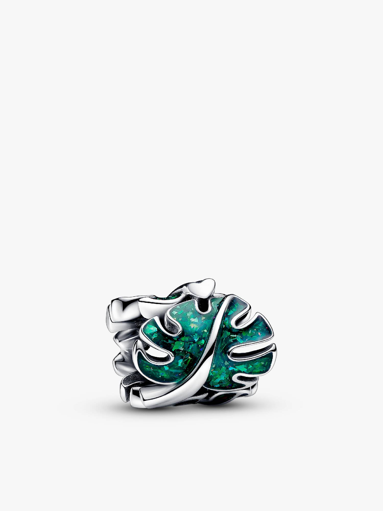 Green Monstera Leaves Charm