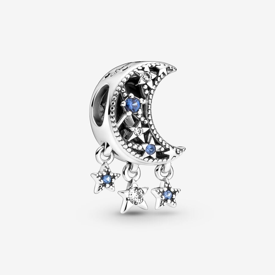 Star & Crescent Moon Charm image number 0