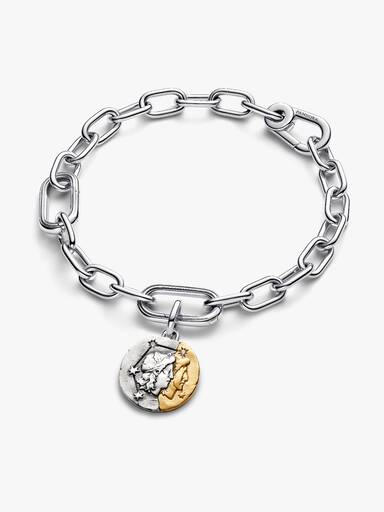 Gemini Zodiac Medallion Charm