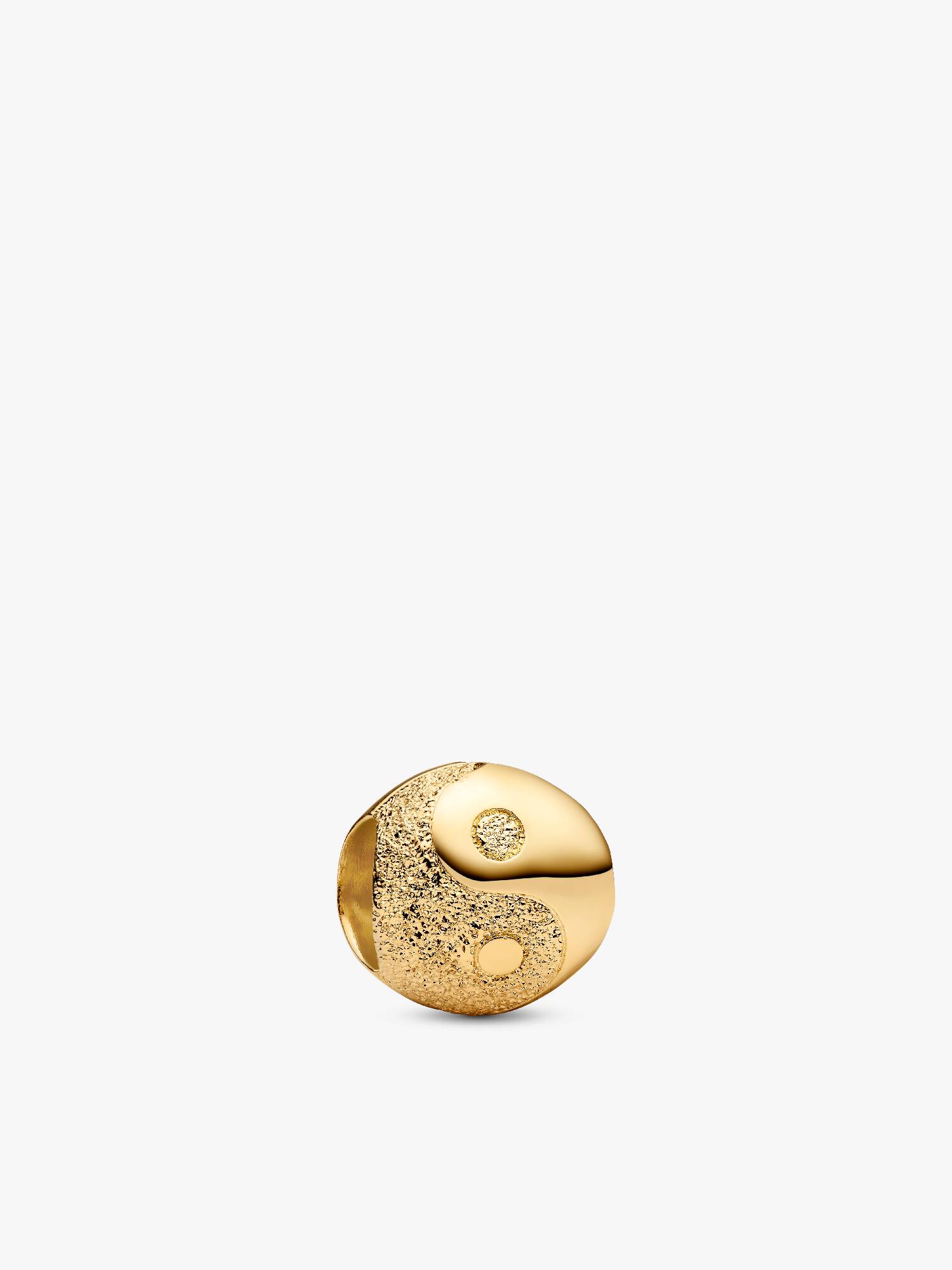 Textured Yin and Yang Mini Charm