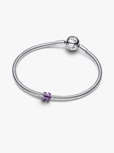 Purple Puzzle Piece Mini Charm