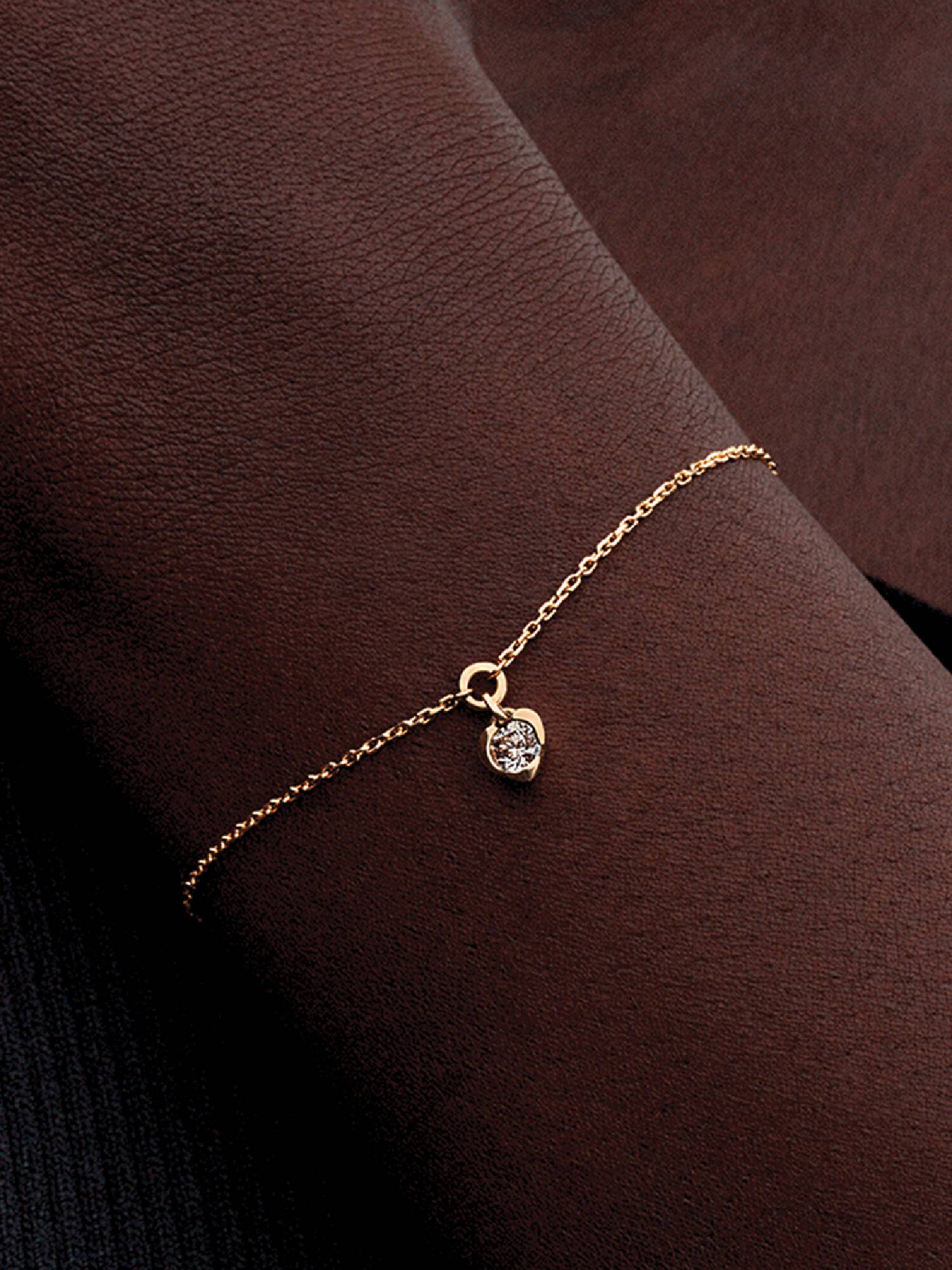 Pandora Talisman Lab-Grown Diamond Heart Chain Bracelet