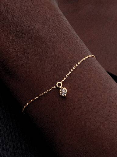 Pandora Talisman Lab-Grown Diamond Heart Chain Bracelet