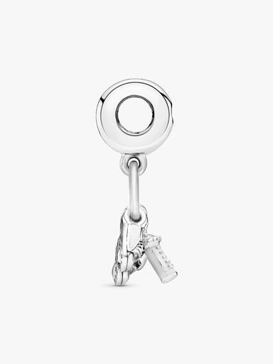 Baby Bottle & Shoes Dangle Charm
