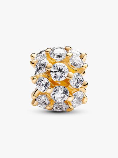 Sparkling Round Charm