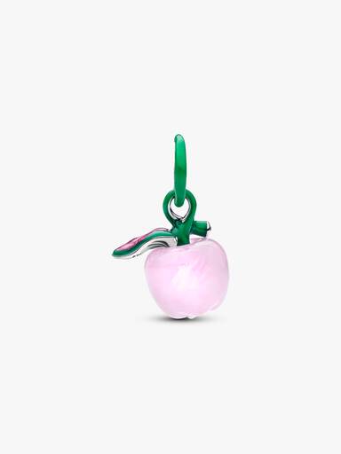 Murano Pink Apple Charm
