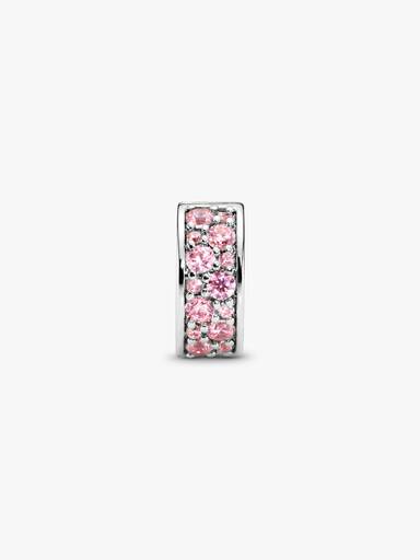 Pink Pavé Clip