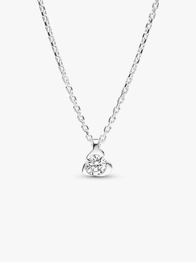 Pandora Talisman Lab-Grown Diamond Heart Pendant Necklace