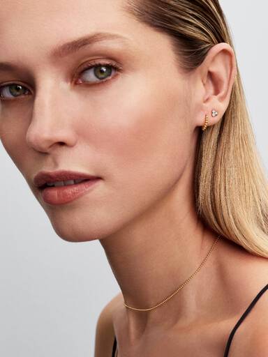 Pandora Era Bead Hoop Earrings