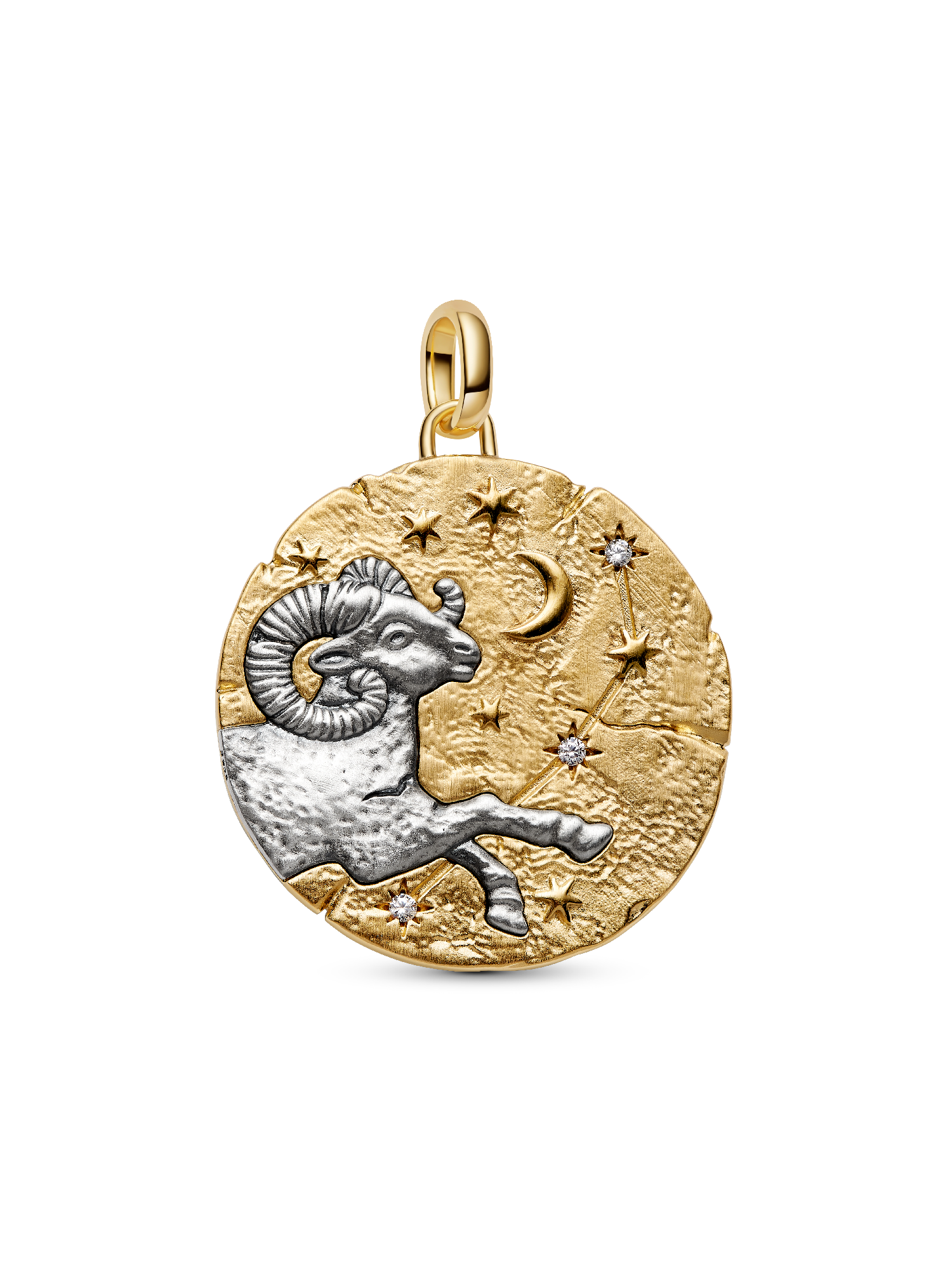 Aries Zodiac Oversized Talisman Charm