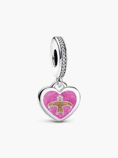 Pōhutukawa Heart Tag Charm by Dreamgirls