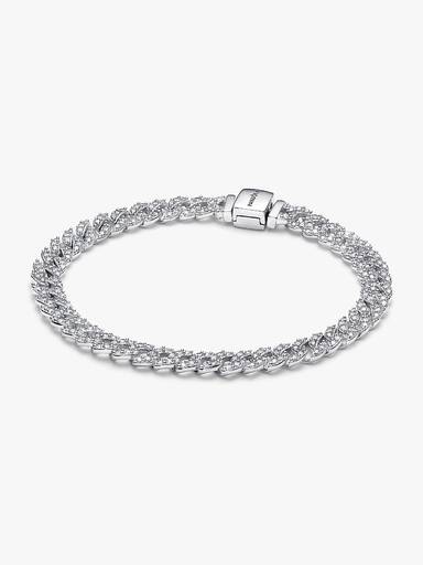 Pandora Timeless Pavé Cuban Chain Bracelet