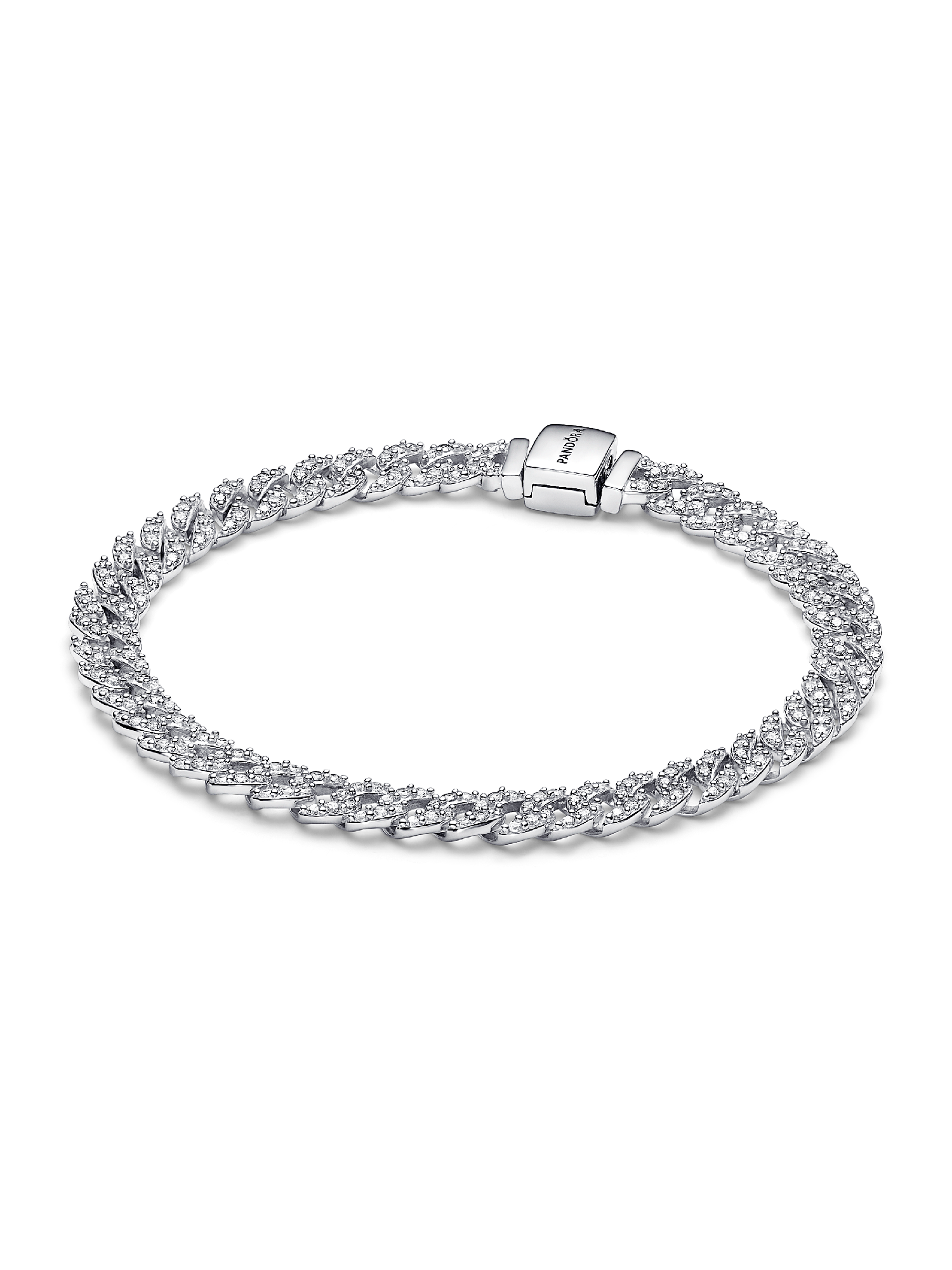 Pandora Timeless Pavé Cuban Chain Bracelet