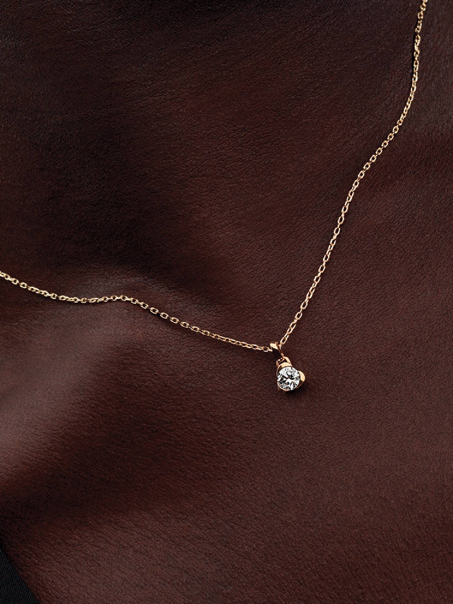 Lab-Grown Diamond Heart Pendant