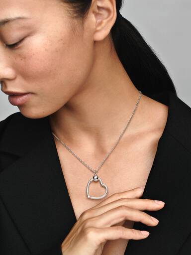Pandora Moments Heart Charm Pendant