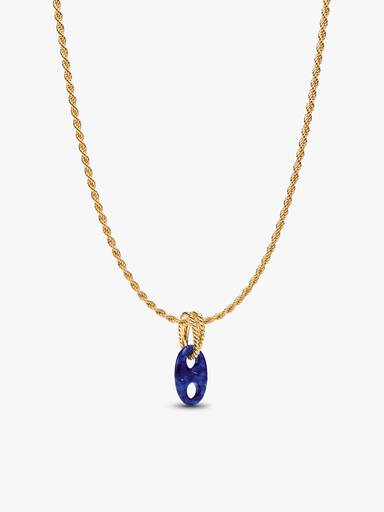 Blue Mariner Link Necklace Set
