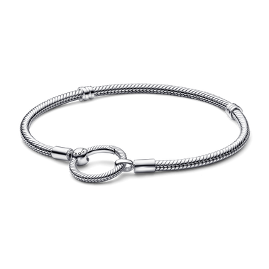 Pandora Moments O Closure Snake Chain Bracelet
