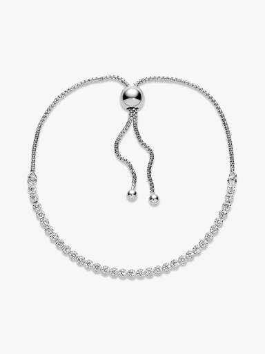 Sparkling Slider Tennis Bracelet