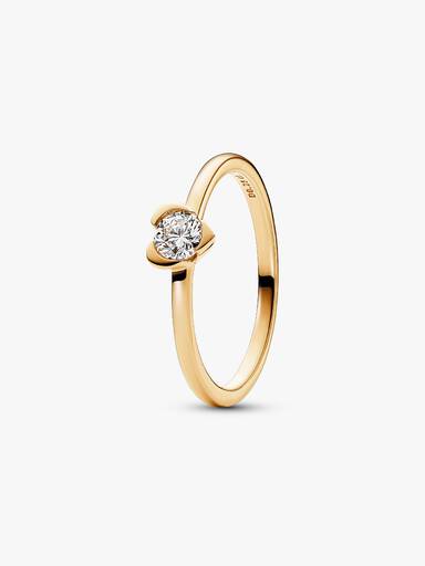 Lab-Grown Diamond Heart Ring
