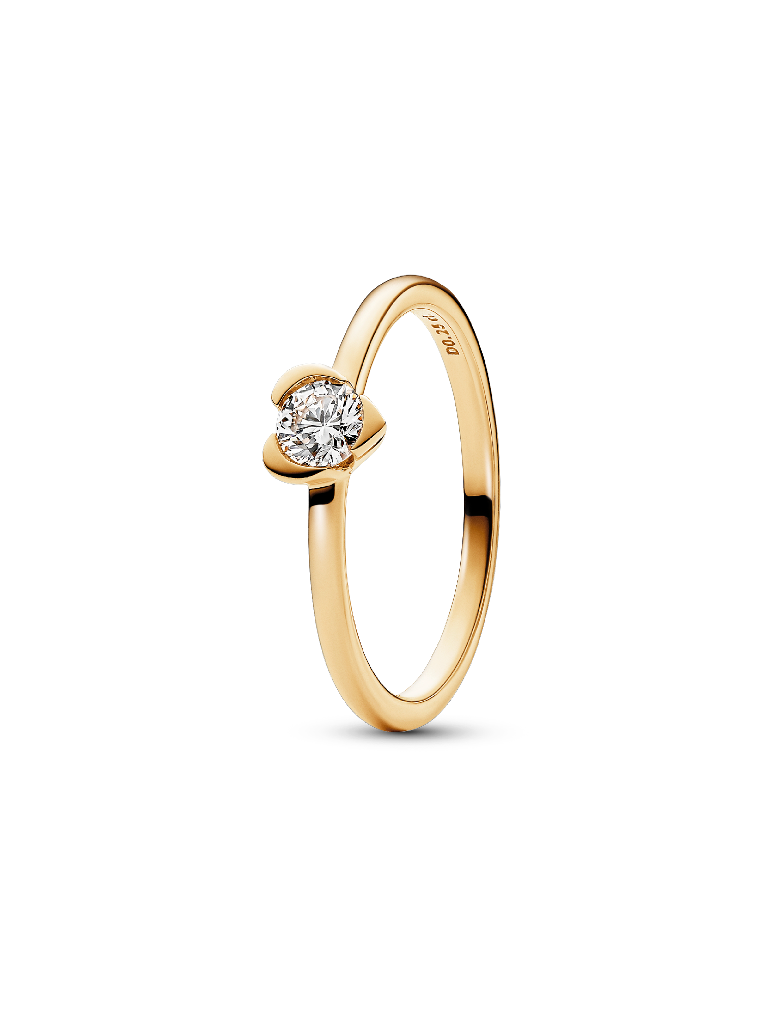 Lab-Grown Diamond Heart Ring