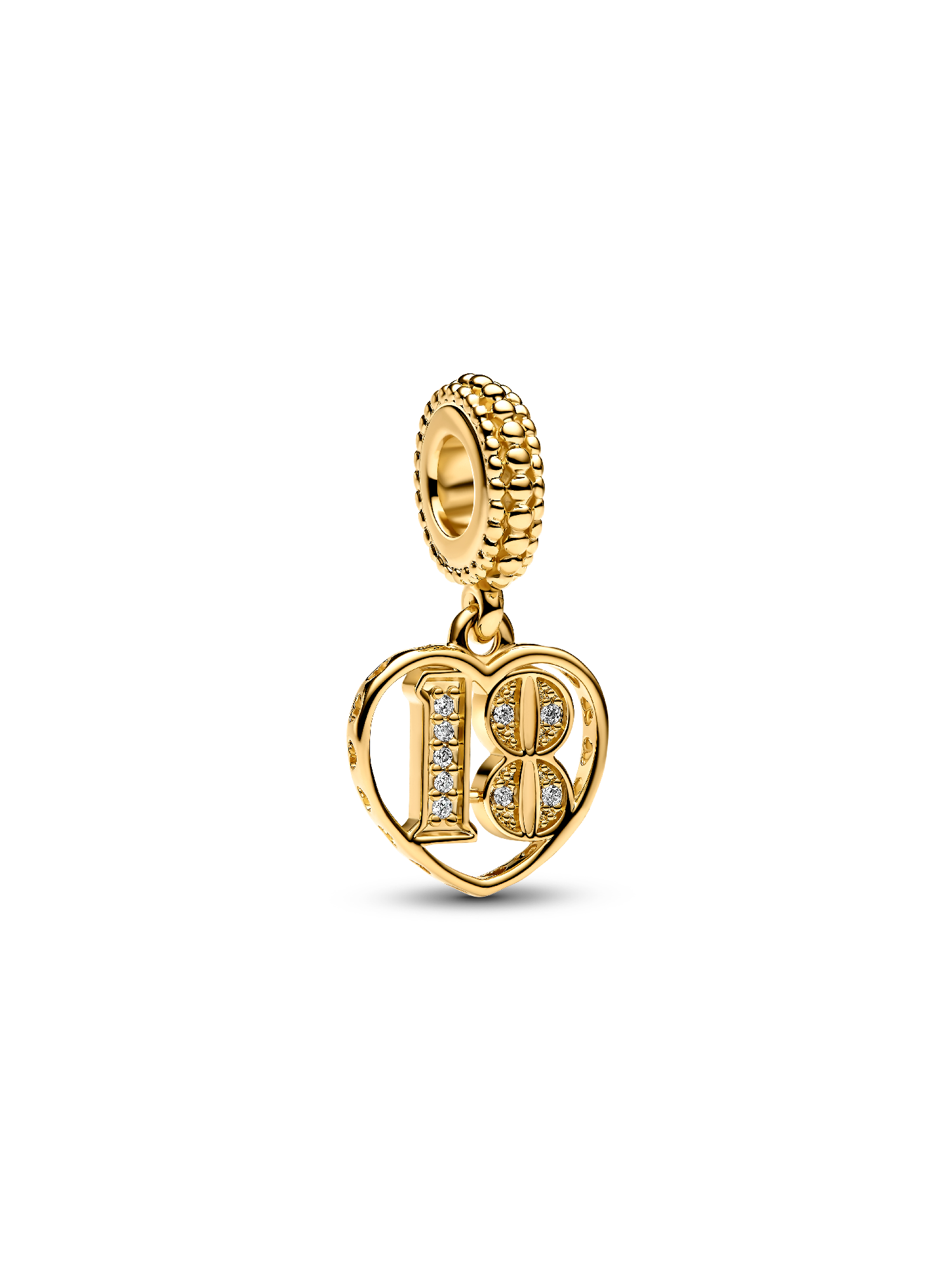 18th Celebration Dangle Charm