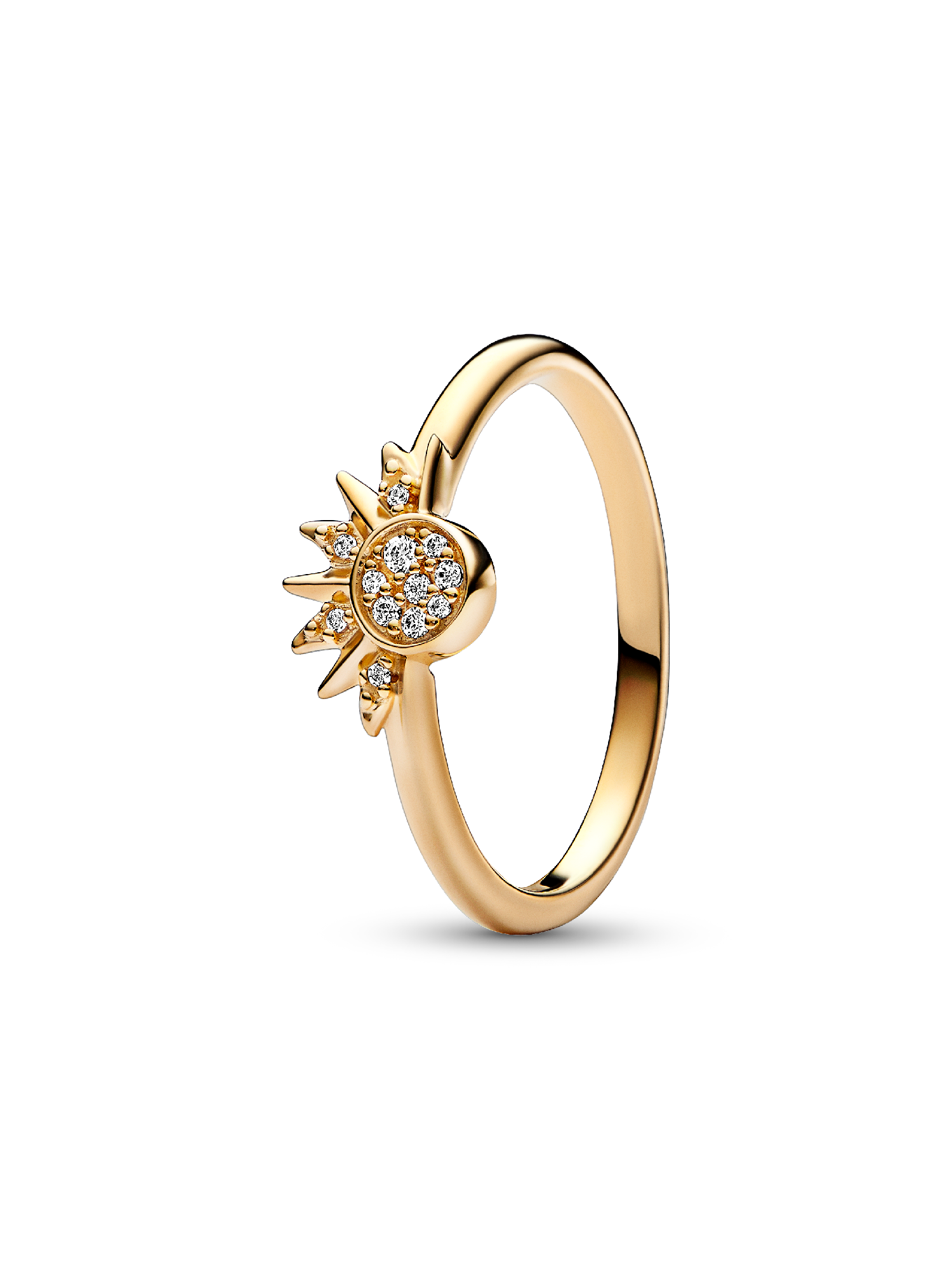 Celestial Sparkling Sun Ring