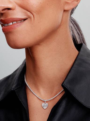 Engravable Love Heart Dangle Charm