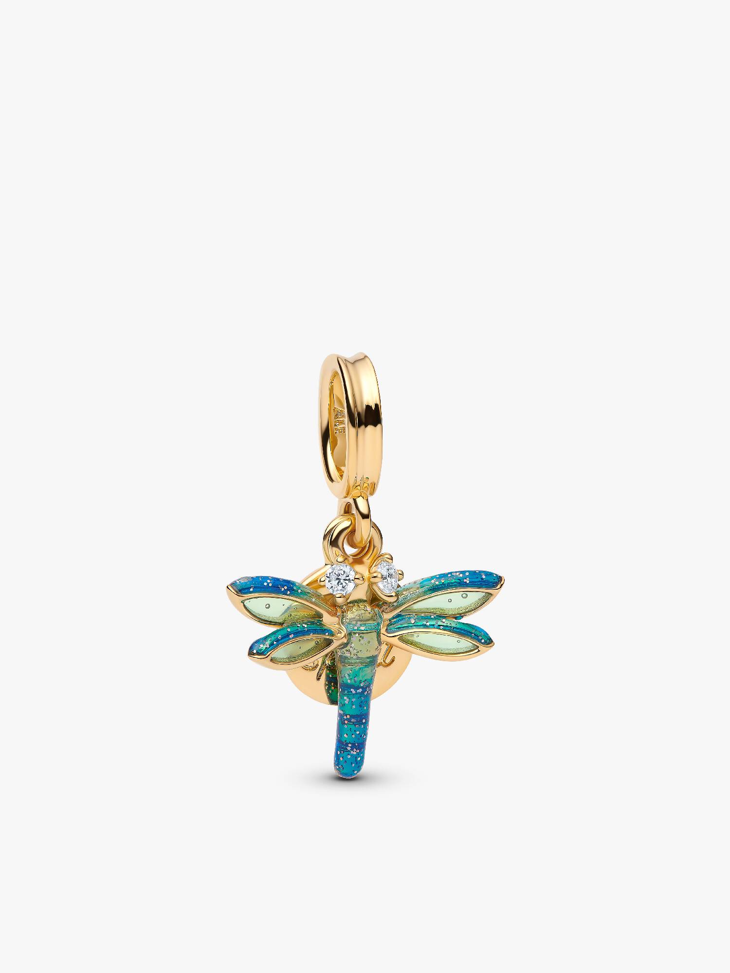 Dragonfly Double Dangle Charm