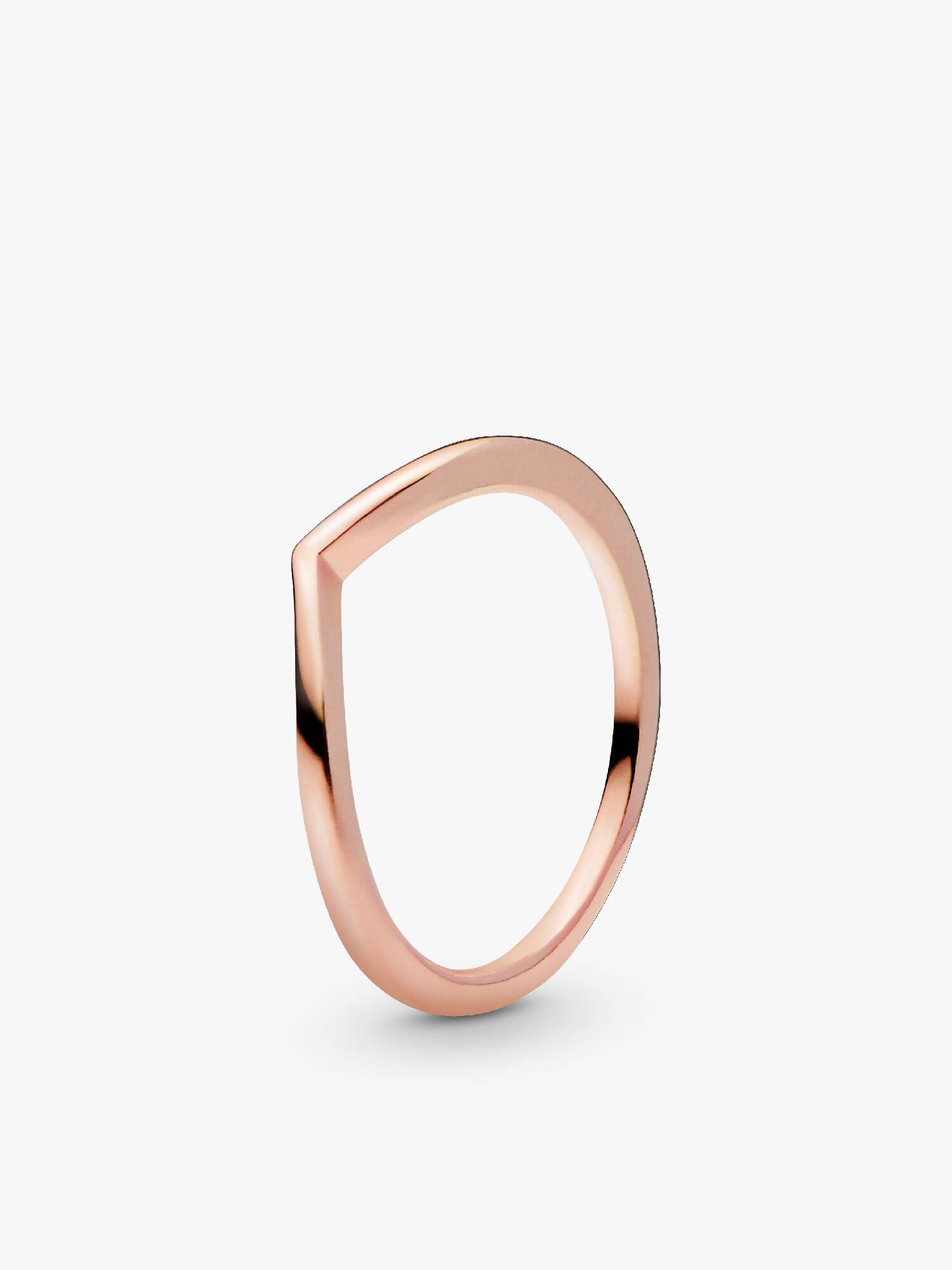 Polished Wishbone Ring